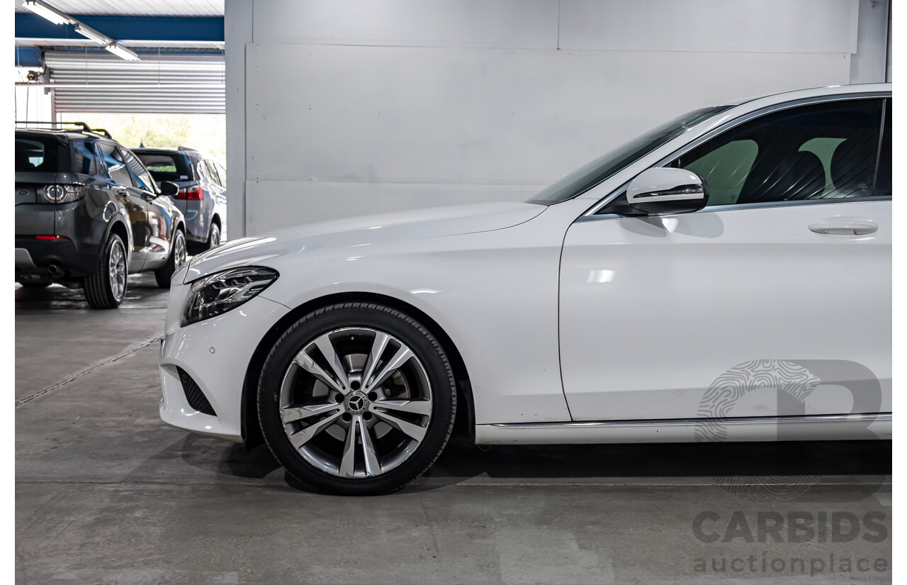 2/2019 Mercedes Benz C200 W205 4d Sedan Polar White MHEV Turbo 1.5L - Mild Hybrid