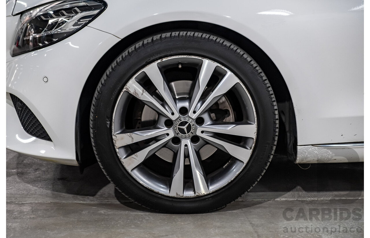 2/2019 Mercedes Benz C200 W205 4d Sedan Polar White MHEV Turbo 1.5L - Mild Hybrid