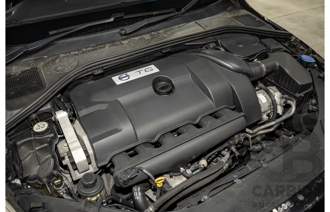8/2010 Volvo S60 T6 F 4d Sedan Black Turbo V6 3.0L