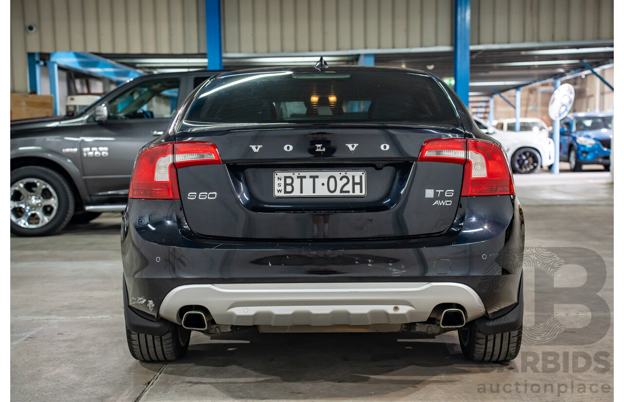 8/2010 Volvo S60 T6 F 4d Sedan Black Turbo V6 3.0L