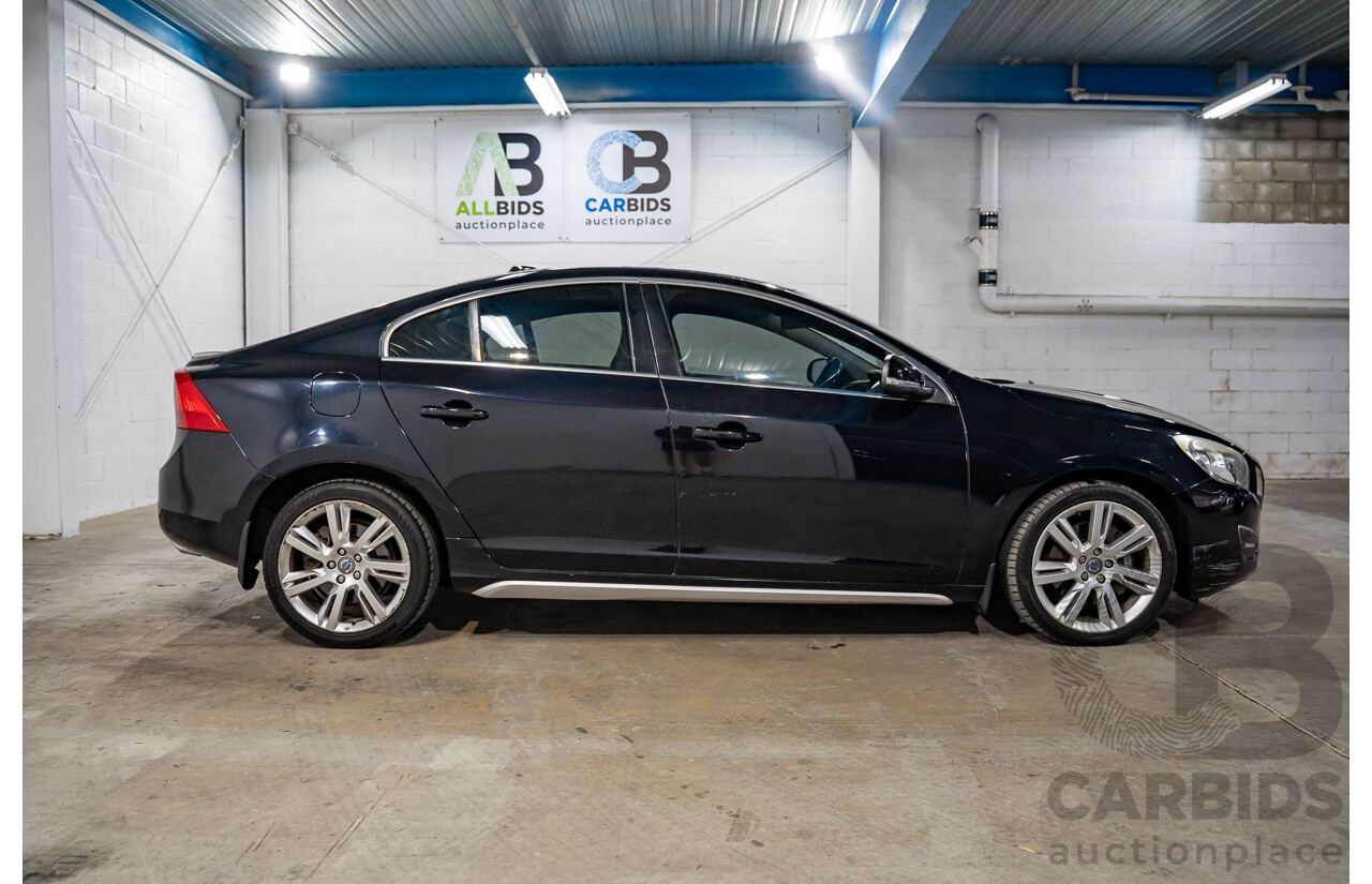 8/2010 Volvo S60 T6 F 4d Sedan Black Turbo V6 3.0L