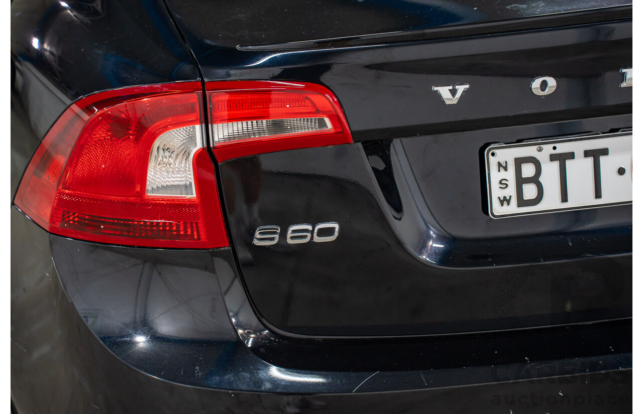 8/2010 Volvo S60 T6 F 4d Sedan Black Turbo V6 3.0L