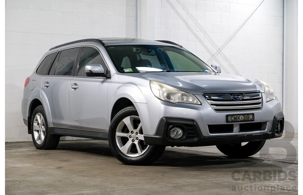 02/2013 Subaru Outback 2.5i Premium (AWD) MY13 4D Wagon Silver 2.5L