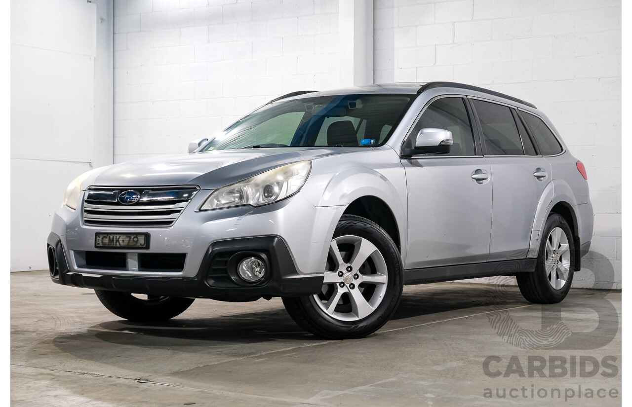 02/2013 Subaru Outback 2.5i Premium (AWD) MY13 4D Wagon Silver 2.5L