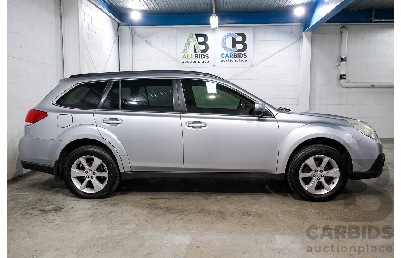 02/2013 Subaru Outback 2.5i Premium (AWD) MY13 4D Wagon Silver 2.5L