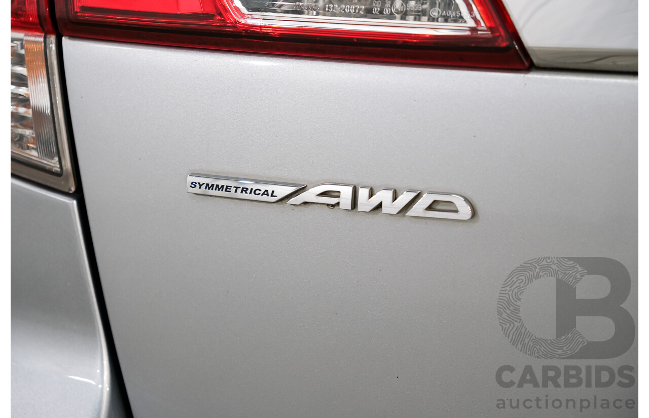 02/2013 Subaru Outback 2.5i Premium (AWD) MY13 4D Wagon Silver 2.5L