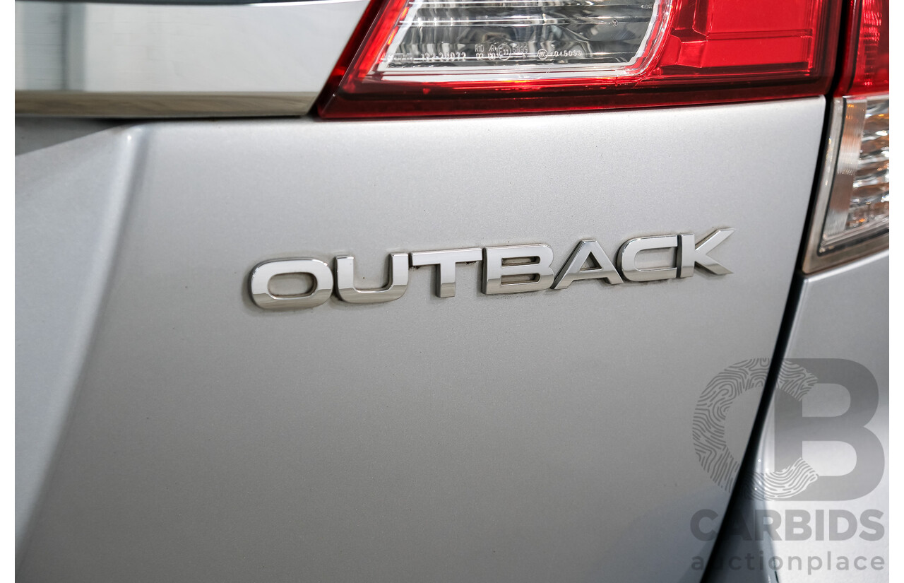 02/2013 Subaru Outback 2.5i Premium (AWD) MY13 4D Wagon Silver 2.5L