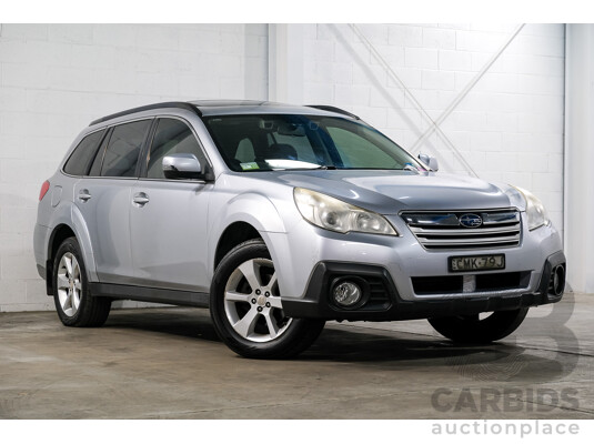 02/2013 Subaru Outback 2.5i Premium (AWD) MY13 4D Wagon Silver 2.5L