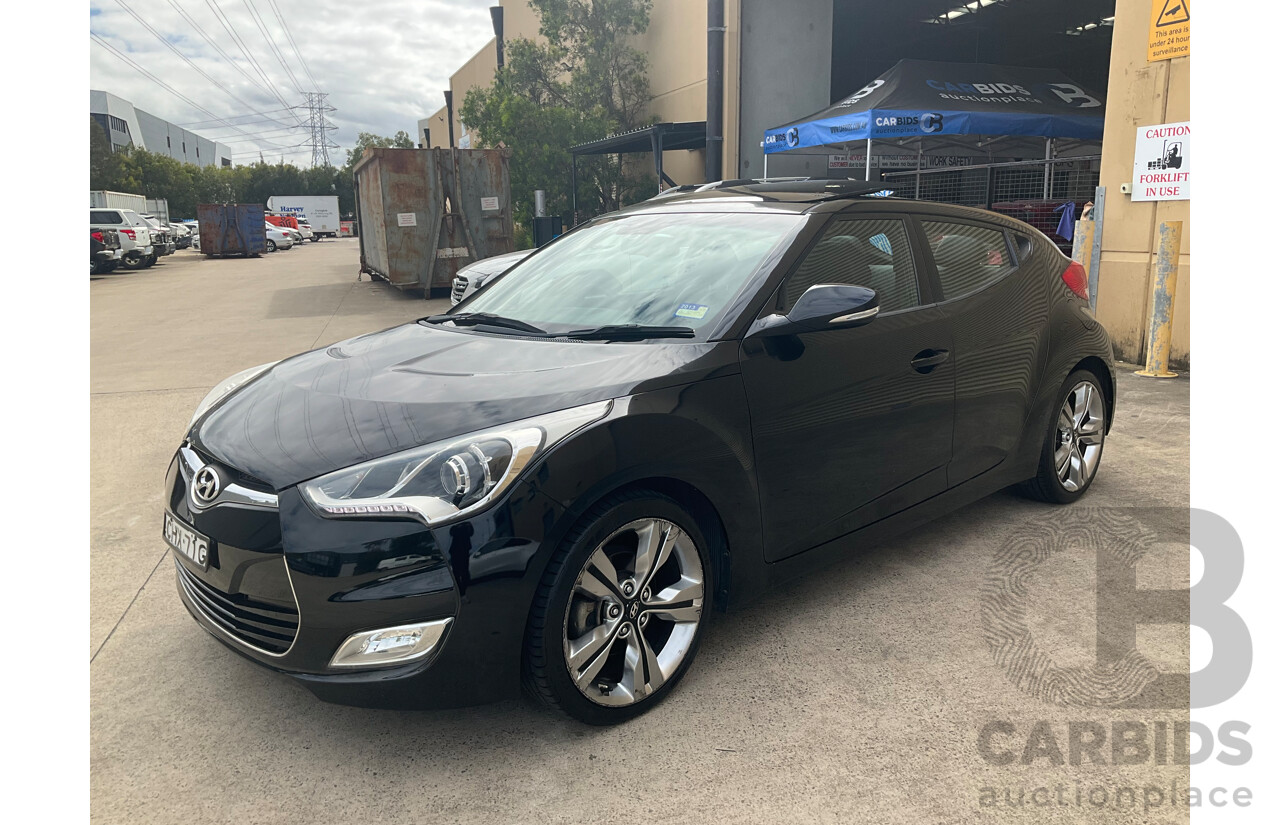 8/2012 Hyundai Veloster + FS MY13 3d Coupe Black 1.6L