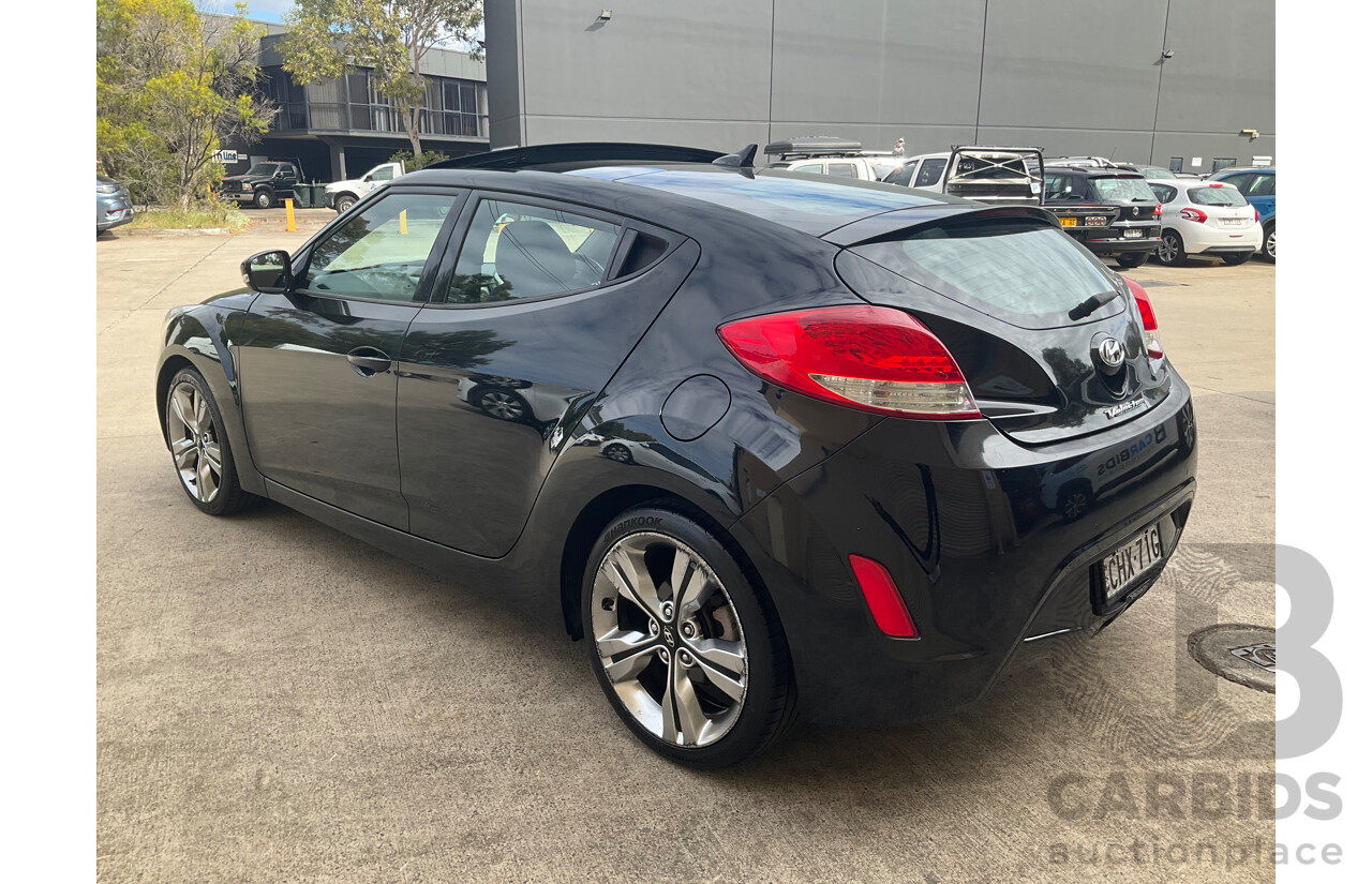 8/2012 Hyundai Veloster + FS MY13 3d Coupe Black 1.6L