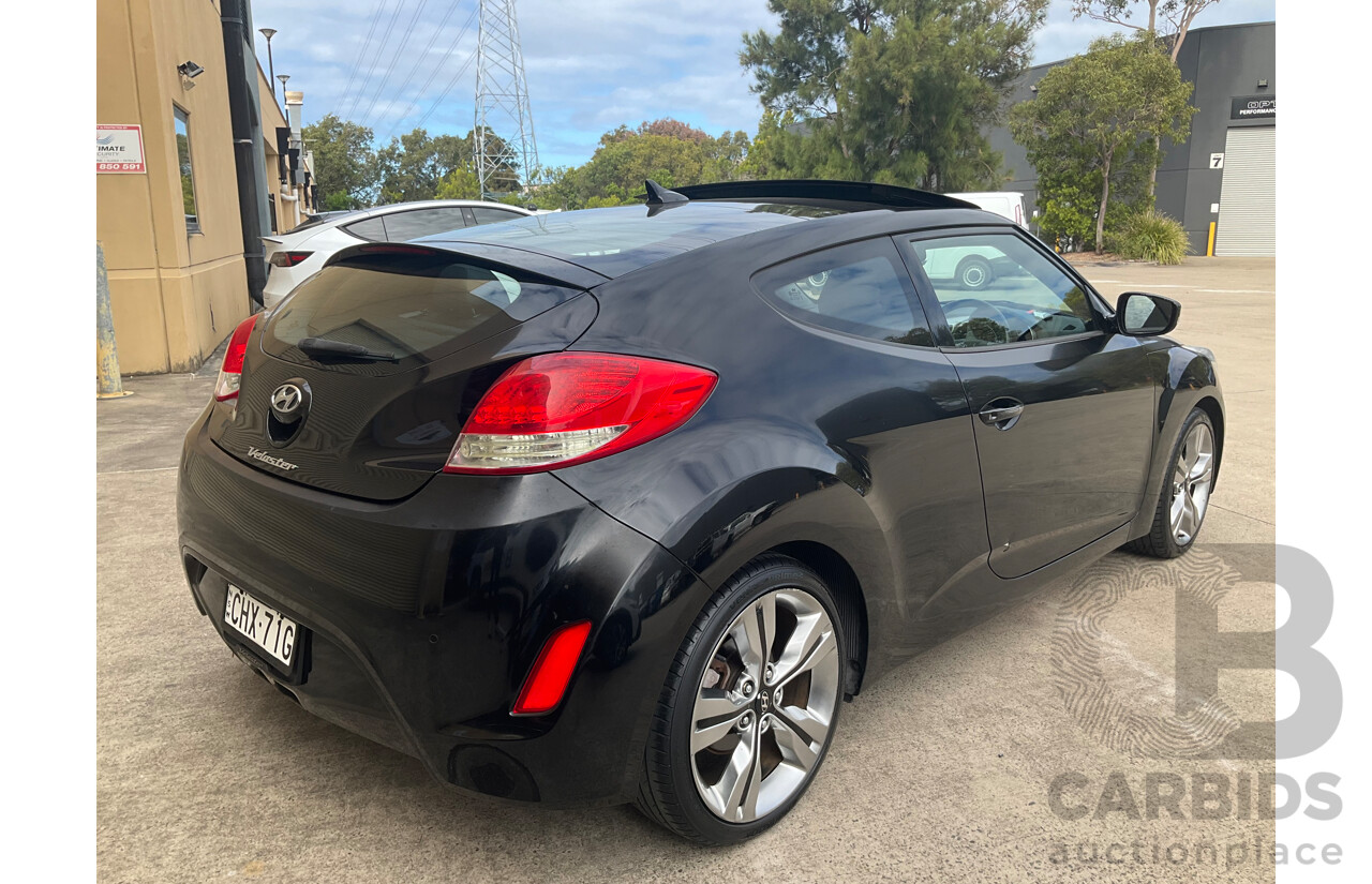 8/2012 Hyundai Veloster + FS MY13 3d Coupe Black 1.6L