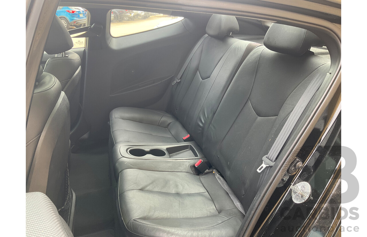 8/2012 Hyundai Veloster + FS MY13 3d Coupe Black 1.6L