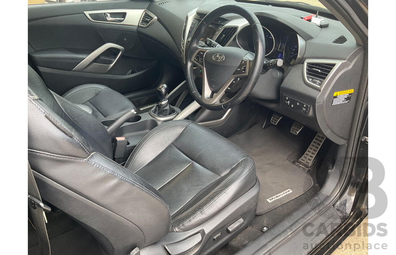 8/2012 Hyundai Veloster + FS MY13 3d Coupe Black 1.6L