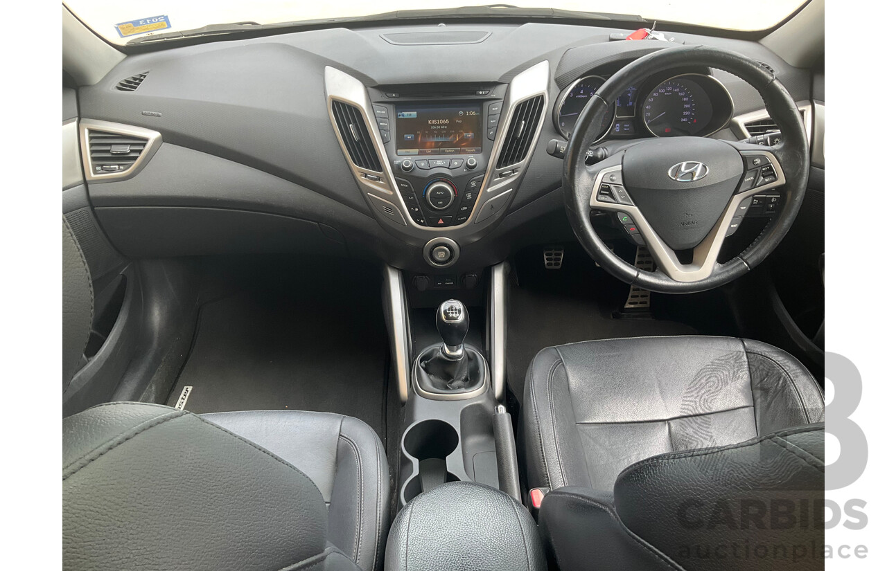8/2012 Hyundai Veloster + FS MY13 3d Coupe Black 1.6L