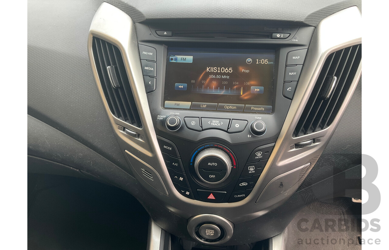 8/2012 Hyundai Veloster + FS MY13 3d Coupe Black 1.6L