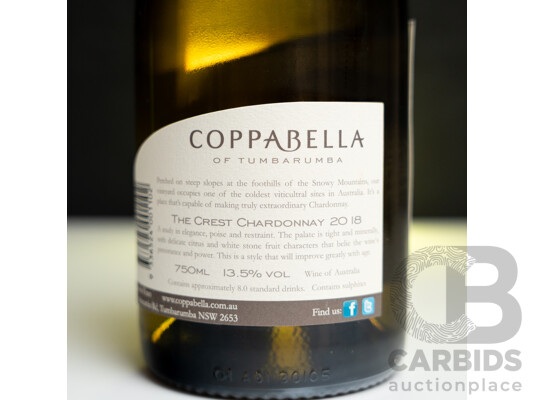 1661648 · Coppabella Crest Chardonnay 2018 750ml - Case of 12 Bottles