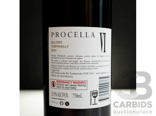 1661641 · Coppabella Procella Tempranillo 2024 750ml - Case of 12 Bottles