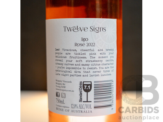 1663070 · Twelve Signs Rose 2022 750ml - Case of 12 Bottles