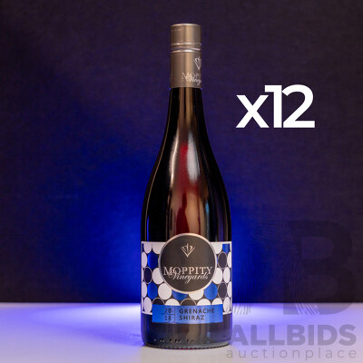 Moppity CRAFTED Grenache Shiraz 2018 750ml - Case of 12 Bottles