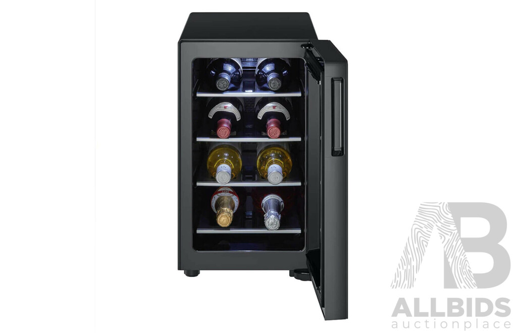 LG 8 Bottle Mini Wine Fridge Black (GWV08BT) - ORP $599