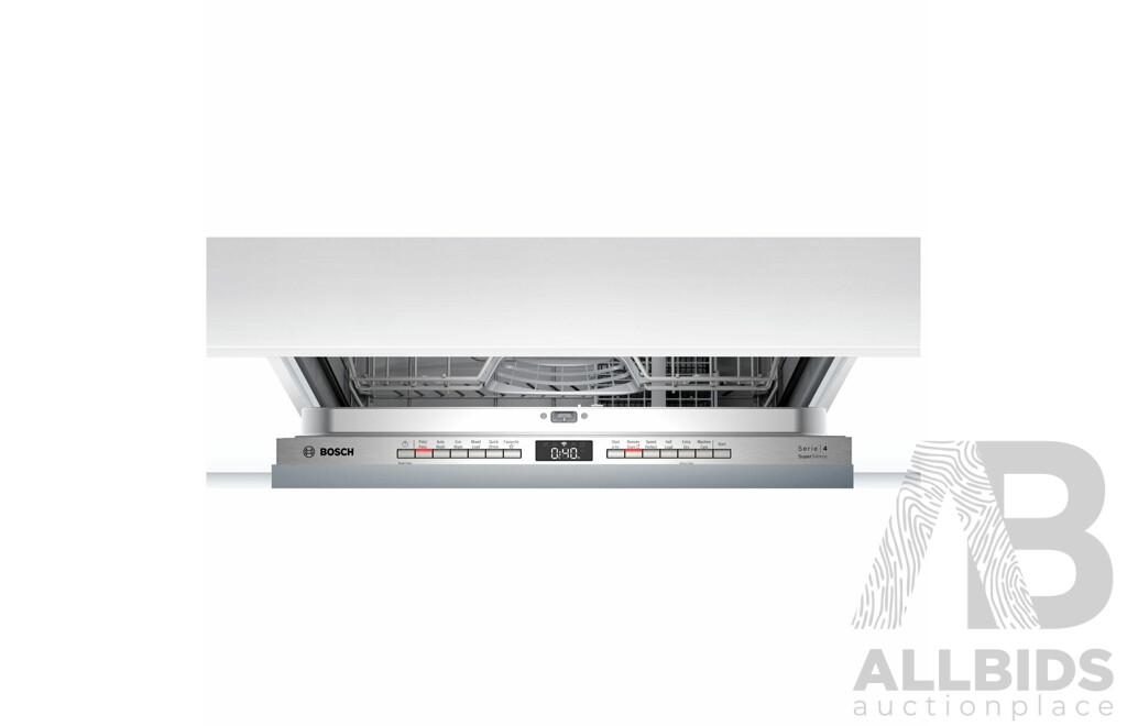 BOSCH 60cm Fully Integrated Dishwasher (SMV4HTX01A) - ORP $1,299