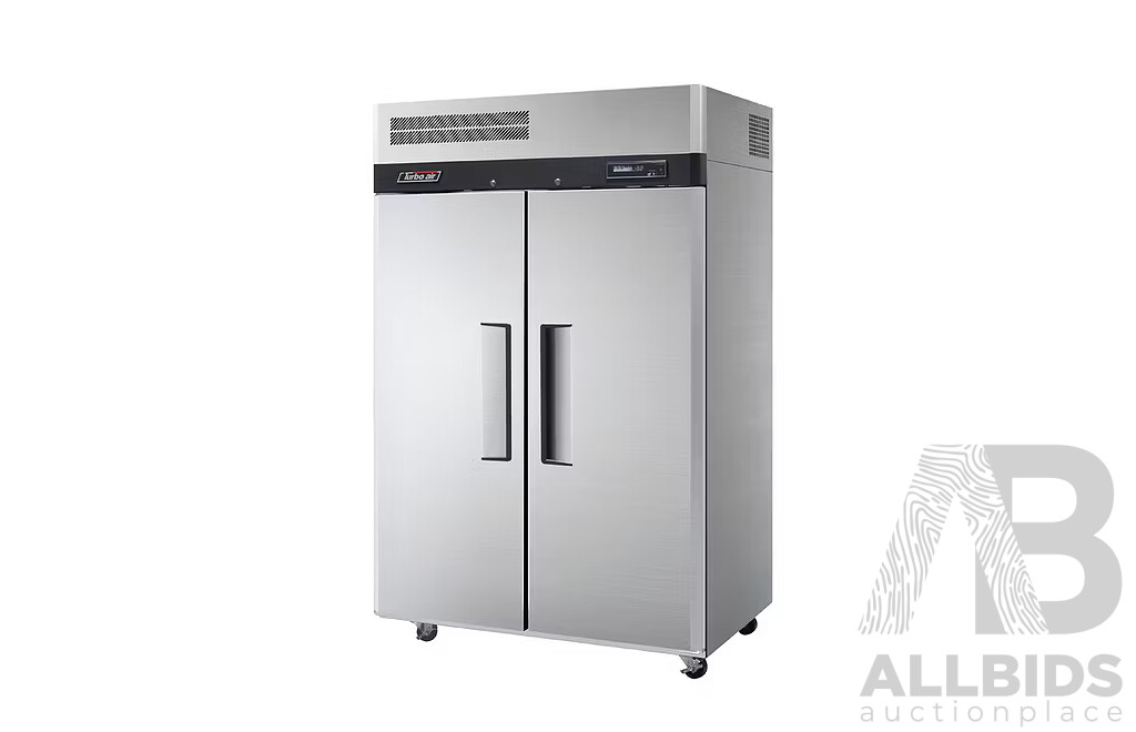 TURBOAIR 1215L 2 Solid Door Upright Freezer with Castors (KF452) - ORP $6,699