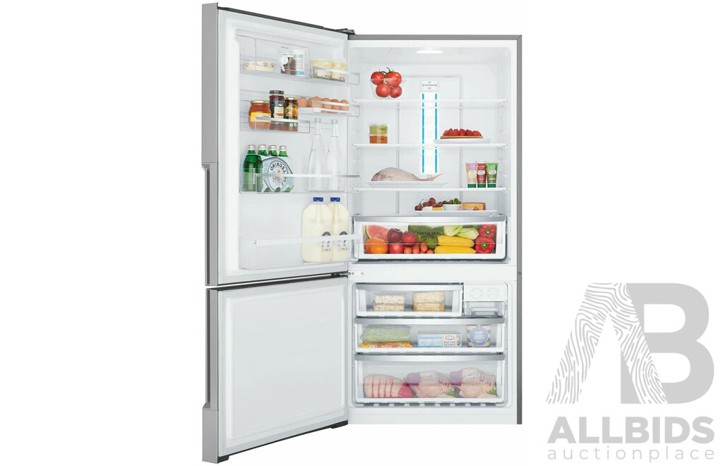 WESTINGHOUSE 496L Left Hinge Bottom Mount Fridge (WBE5300SCL) - ORP $1,699