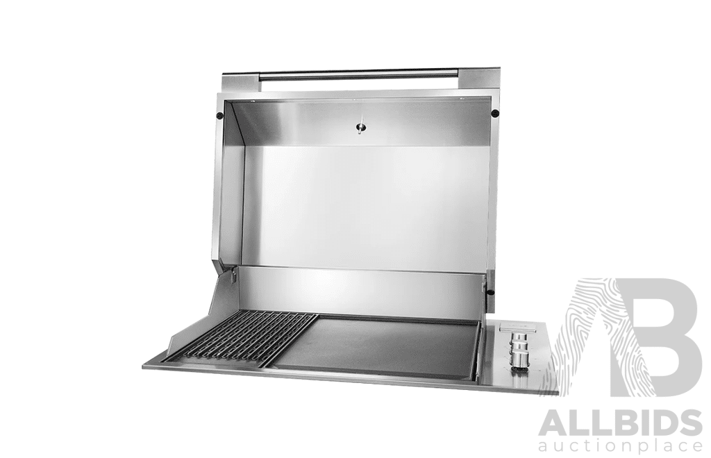 ARTUSI 3 Burner Built in LPG BBQ and Matching Rosting Hood (ABBQM2 & ABBQMH2) - ORP $2,999
