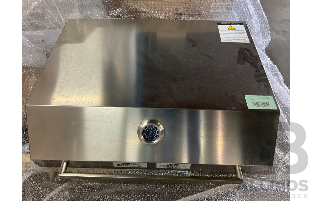 ARTUSI 3 Burner Built in LPG BBQ and Matching Rosting Hood (ABBQM2 & ABBQMH2) - ORP $2,999