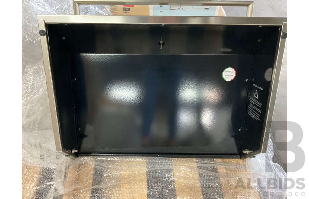 ARTUSI 3 Burner Built in LPG BBQ and Matching Rosting Hood (ABBQM2 & ABBQMH2) - ORP $2,999