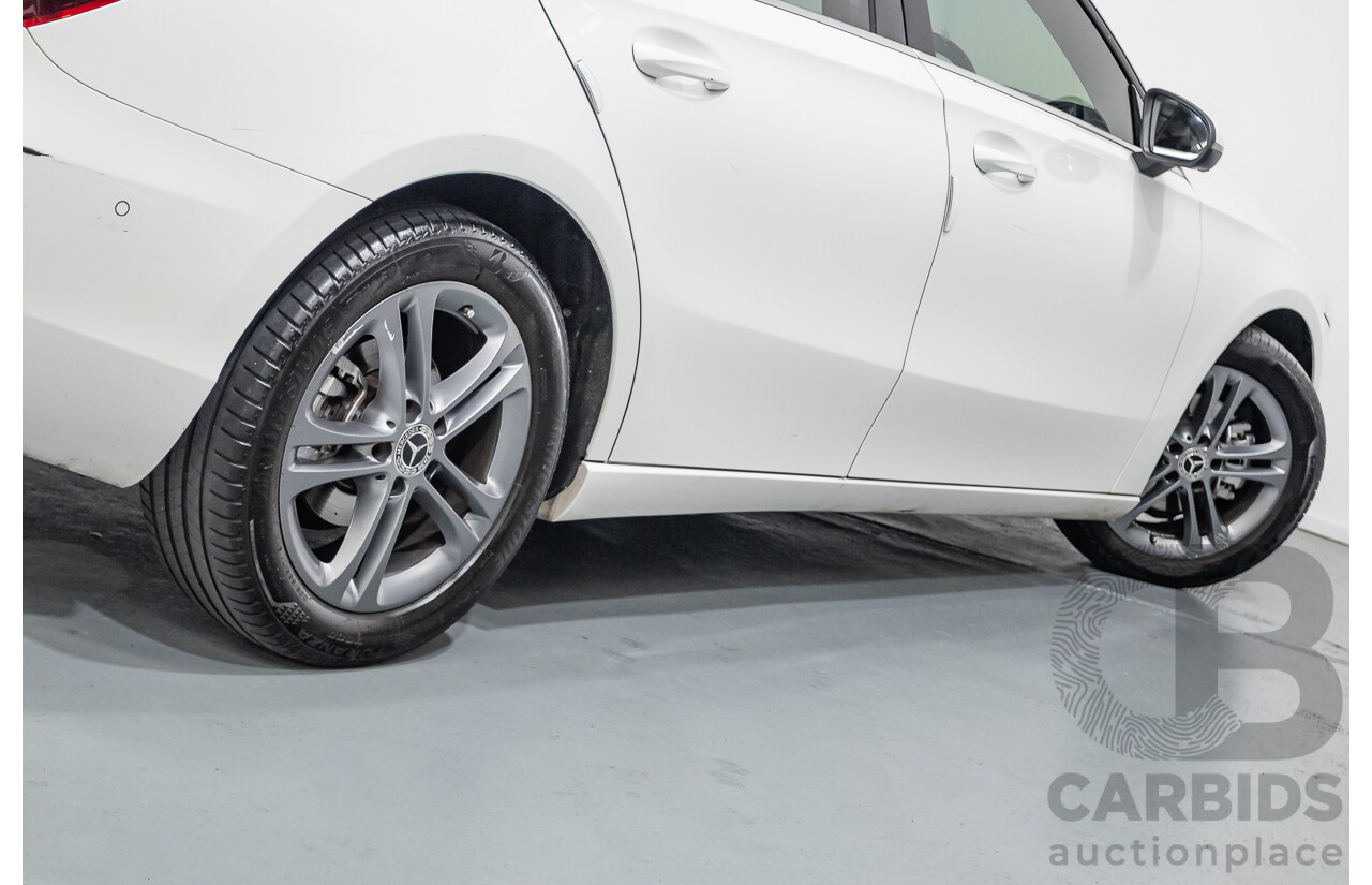04/2020 Mercedes-Benz A180 V177 MY20 4D Sedan Polar White Turbo 1.3L