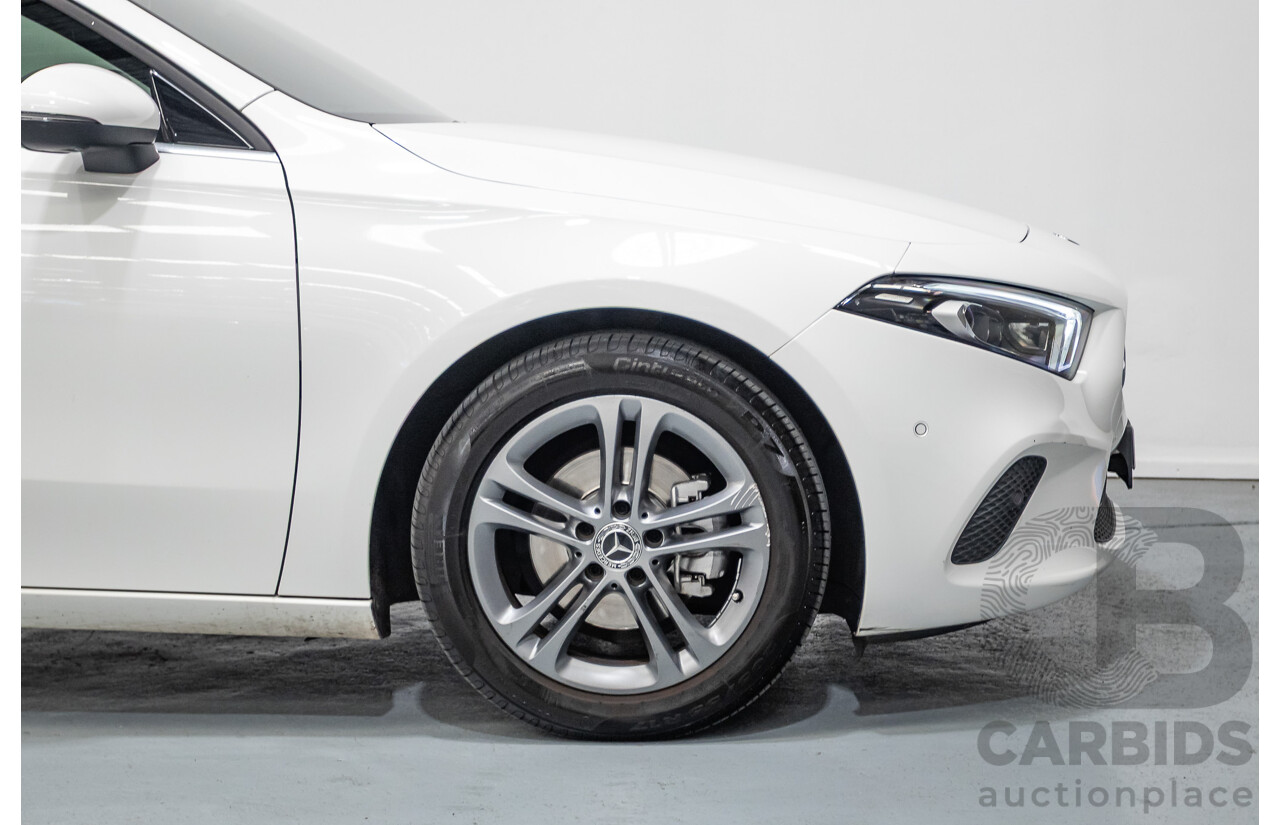 04/2020 Mercedes-Benz A180 V177 MY20 4D Sedan Polar White Turbo 1.3L