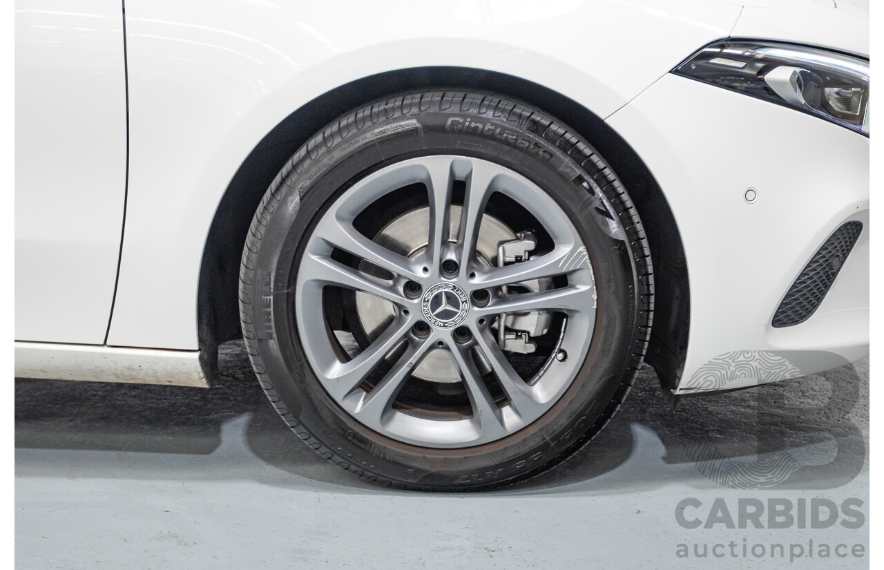 04/2020 Mercedes-Benz A180 V177 MY20 4D Sedan Polar White Turbo 1.3L
