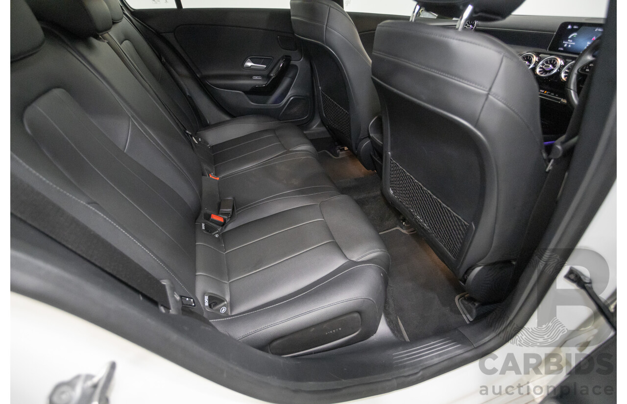 04/2020 Mercedes-Benz A180 V177 MY20 4D Sedan Polar White Turbo 1.3L