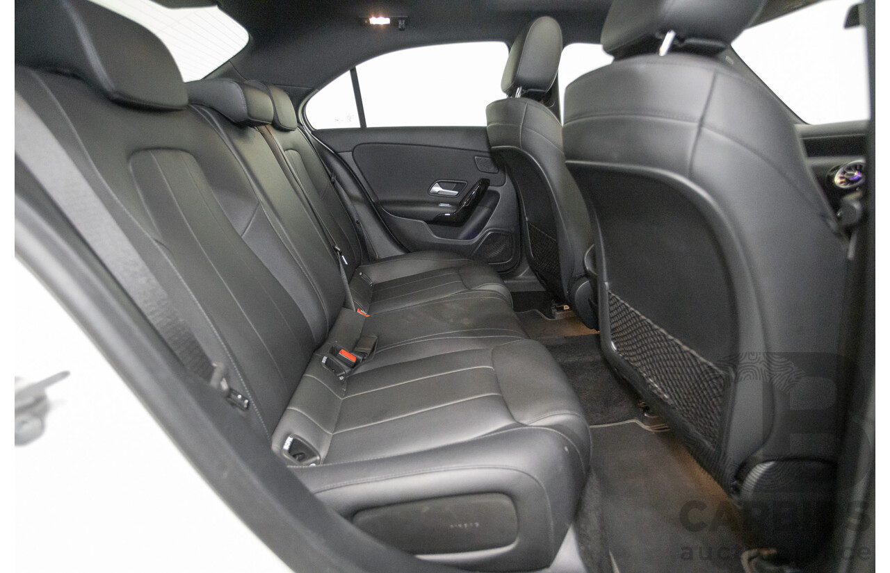 04/2020 Mercedes-Benz A180 V177 MY20 4D Sedan Polar White Turbo 1.3L