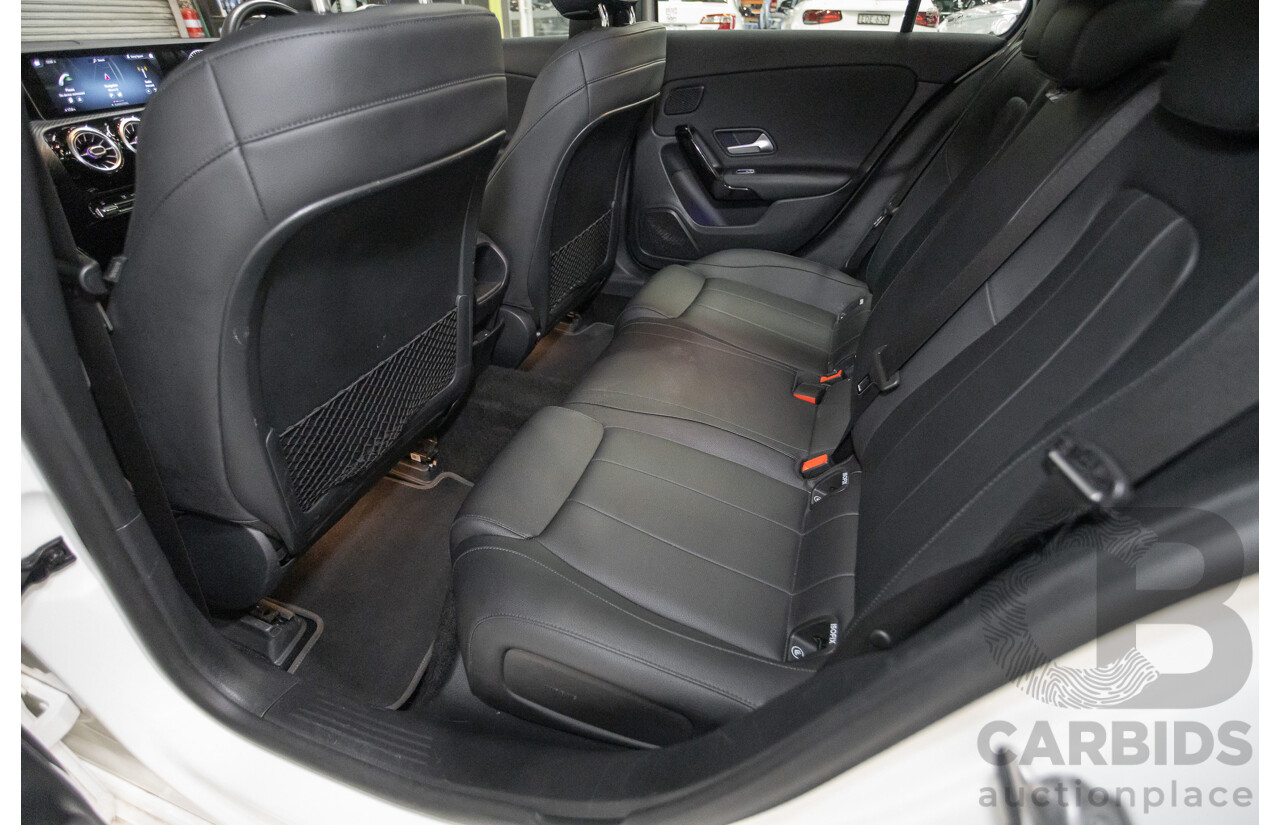 04/2020 Mercedes-Benz A180 V177 MY20 4D Sedan Polar White Turbo 1.3L