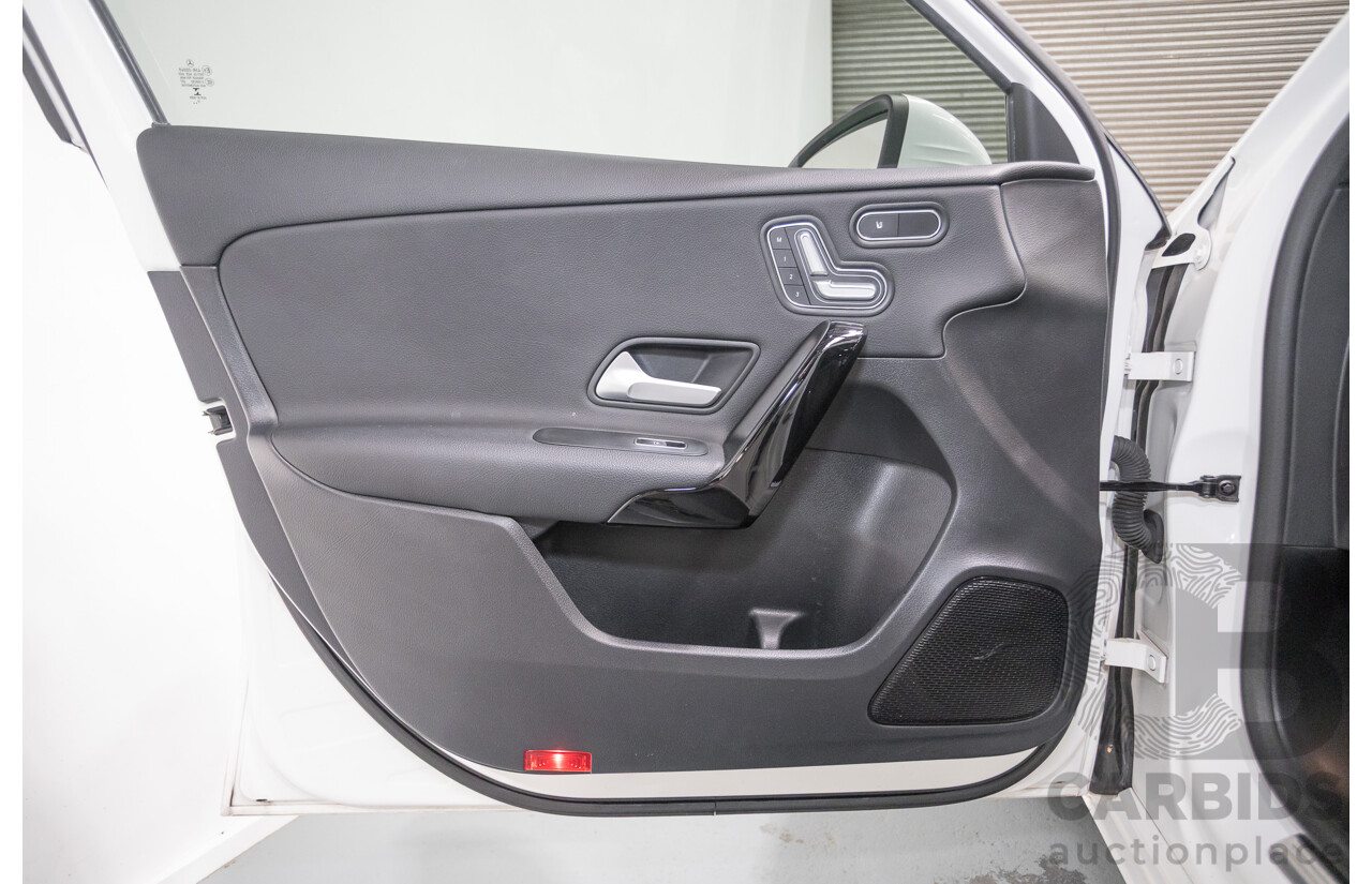 04/2020 Mercedes-Benz A180 V177 MY20 4D Sedan Polar White Turbo 1.3L