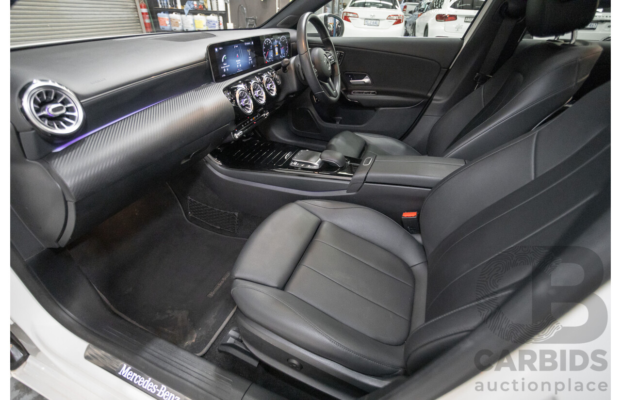 04/2020 Mercedes-Benz A180 V177 MY20 4D Sedan Polar White Turbo 1.3L