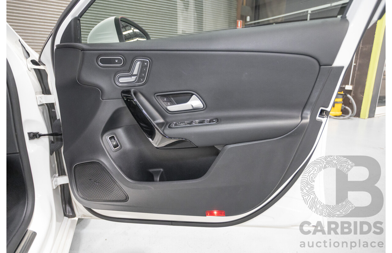 04/2020 Mercedes-Benz A180 V177 MY20 4D Sedan Polar White Turbo 1.3L