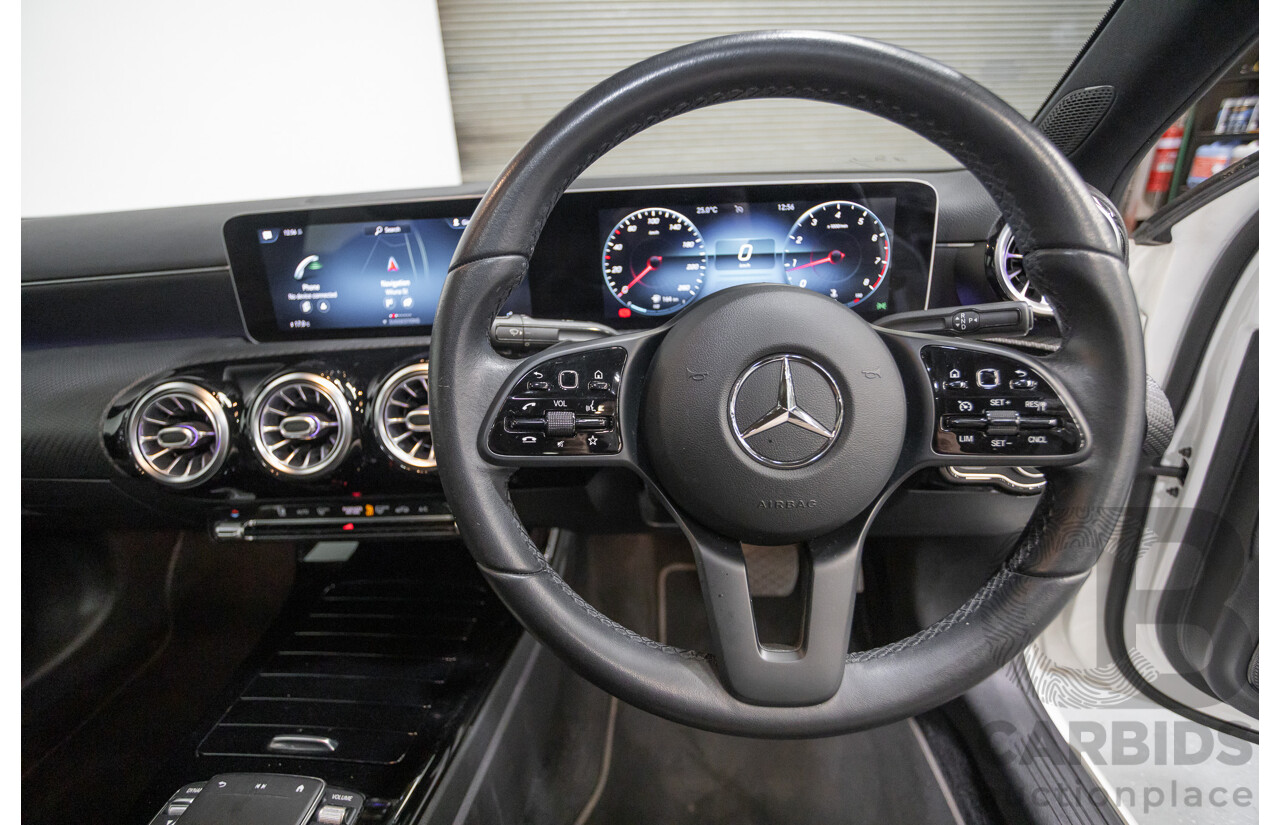 04/2020 Mercedes-Benz A180 V177 MY20 4D Sedan Polar White Turbo 1.3L