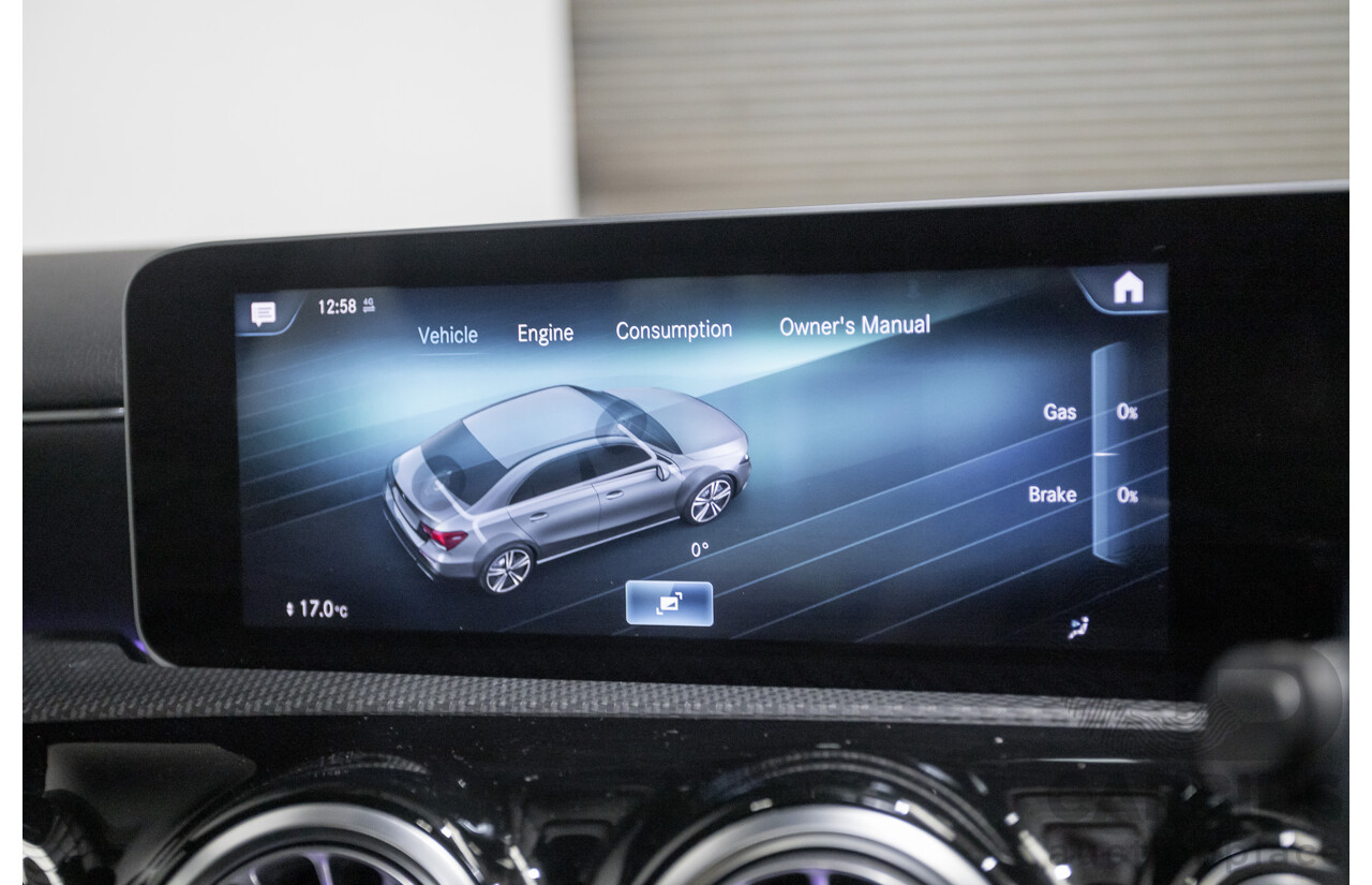 04/2020 Mercedes-Benz A180 V177 MY20 4D Sedan Polar White Turbo 1.3L