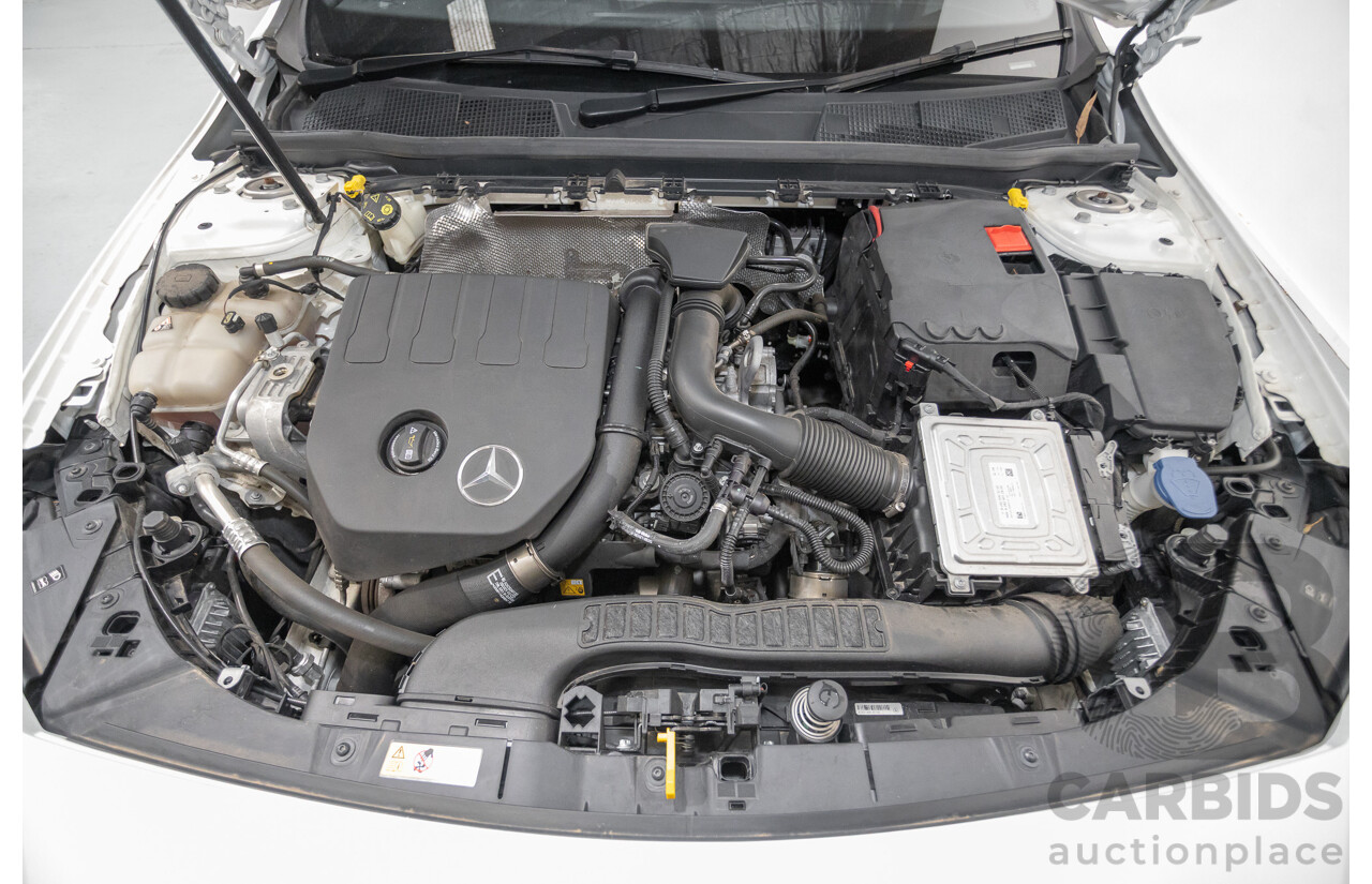 04/2020 Mercedes-Benz A180 V177 MY20 4D Sedan Polar White Turbo 1.3L