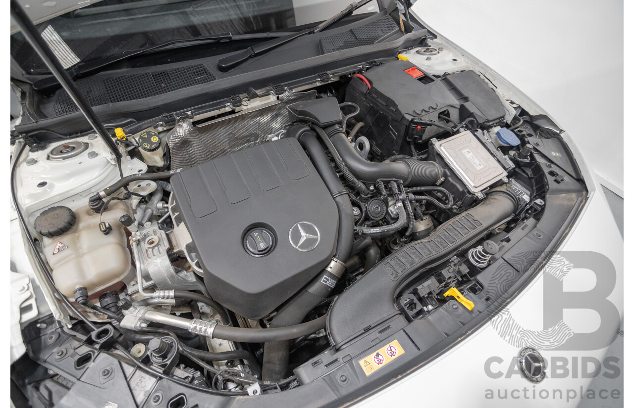 04/2020 Mercedes-Benz A180 V177 MY20 4D Sedan Polar White Turbo 1.3L