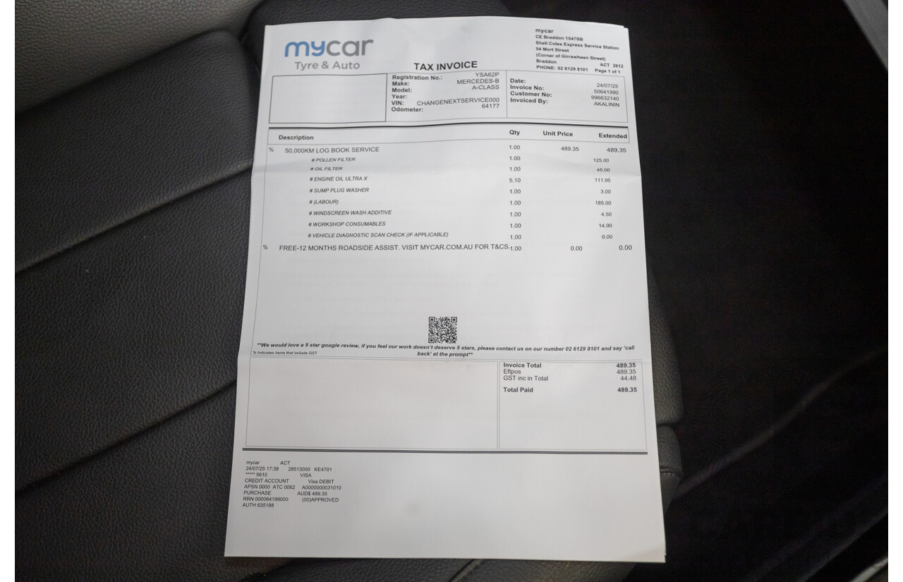 04/2020 Mercedes-Benz A180 V177 MY20 4D Sedan Polar White Turbo 1.3L