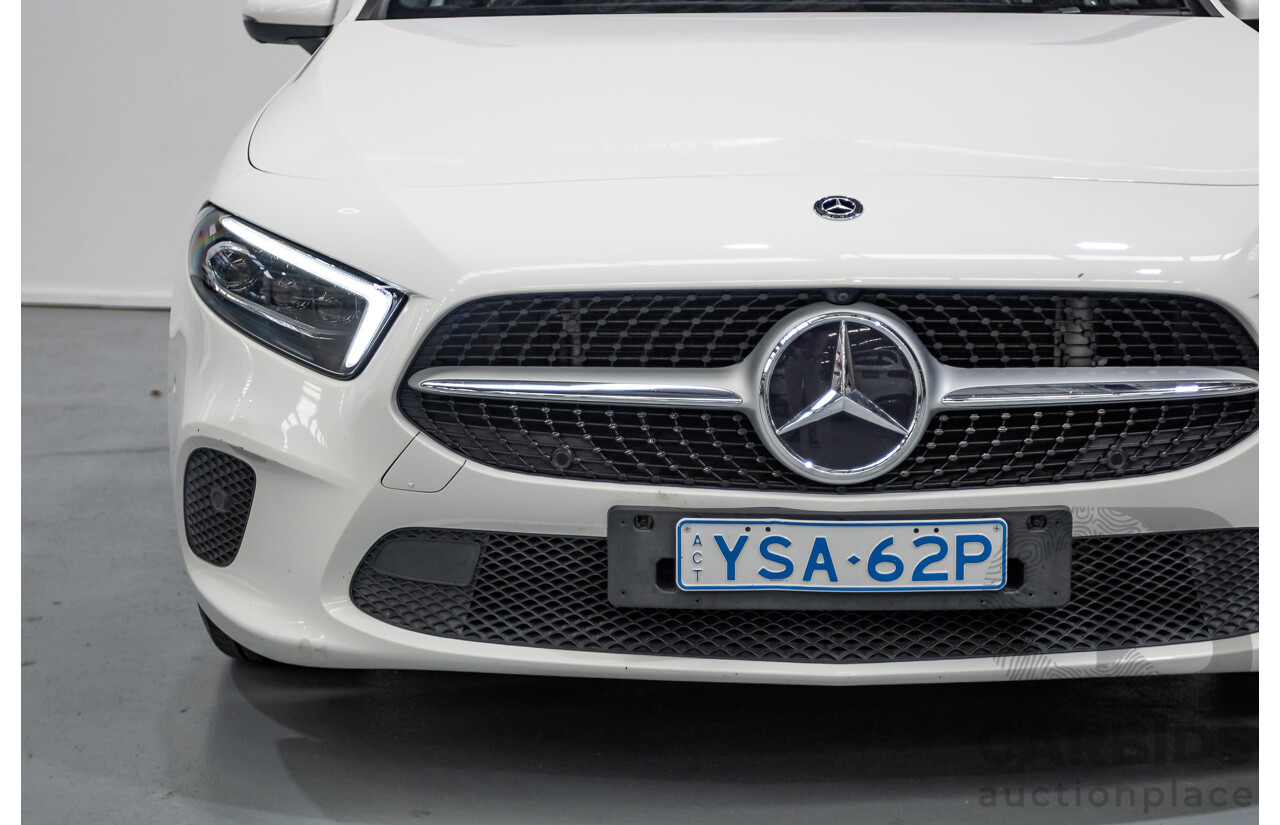04/2020 Mercedes-Benz A180 V177 MY20 4D Sedan Polar White Turbo 1.3L