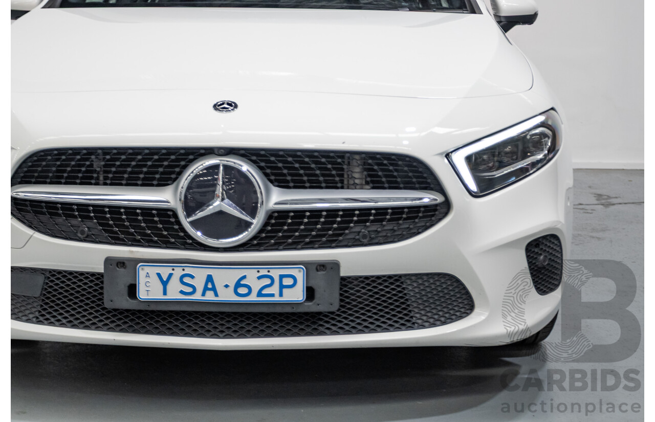 04/2020 Mercedes-Benz A180 V177 MY20 4D Sedan Polar White Turbo 1.3L