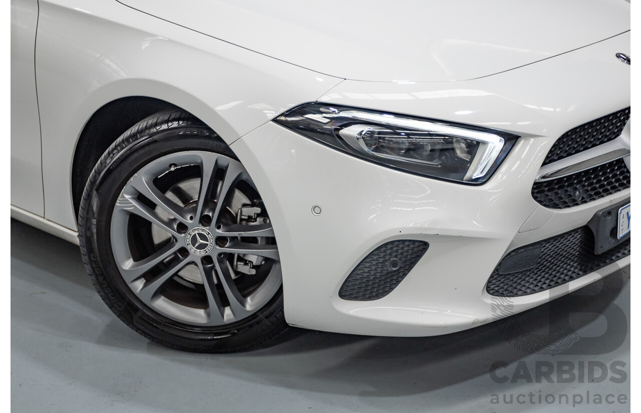 04/2020 Mercedes-Benz A180 V177 MY20 4D Sedan Polar White Turbo 1.3L