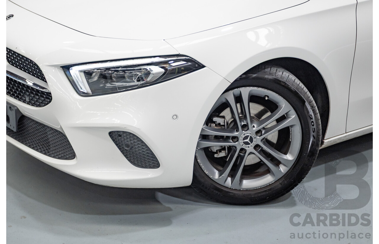 04/2020 Mercedes-Benz A180 V177 MY20 4D Sedan Polar White Turbo 1.3L