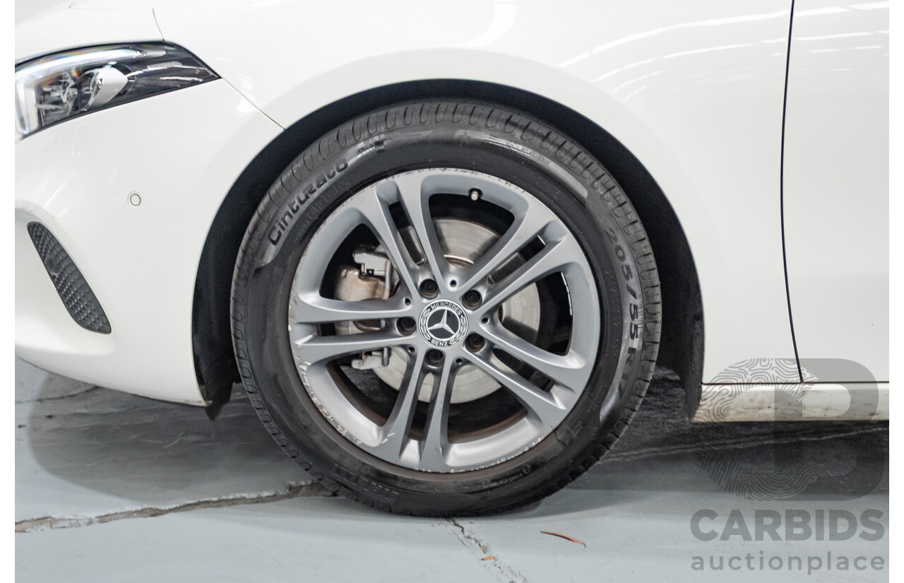 04/2020 Mercedes-Benz A180 V177 MY20 4D Sedan Polar White Turbo 1.3L