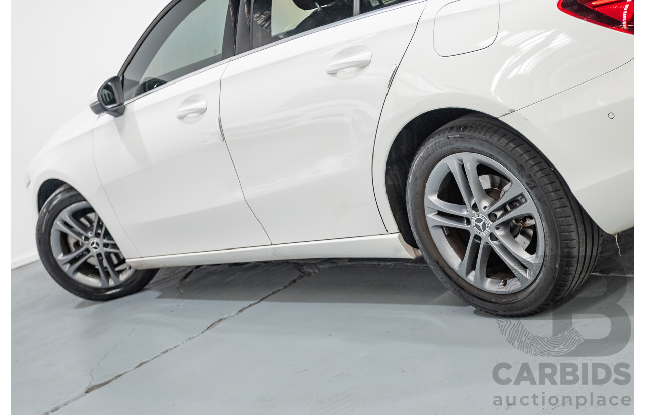 04/2020 Mercedes-Benz A180 V177 MY20 4D Sedan Polar White Turbo 1.3L